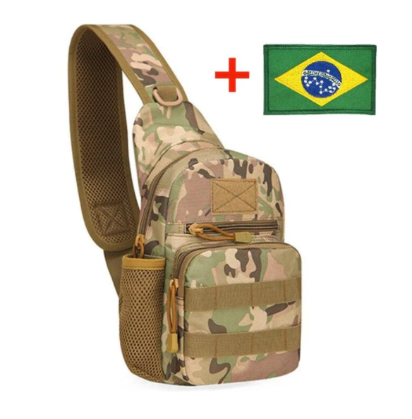 StrikeGear™ - Mochila Tática Masculina de Camuflagem