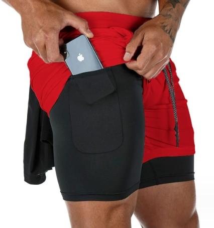 AeroFlex™ - Shorts de Ginástica Dupla Camada