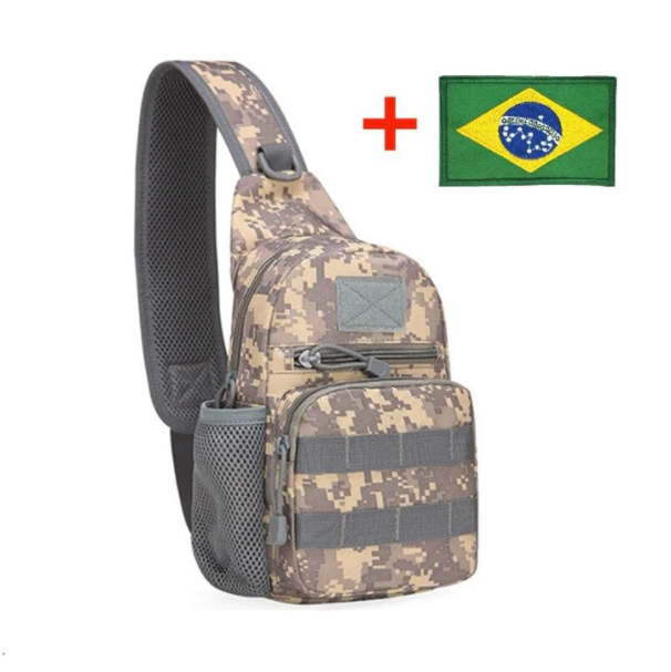 StrikeGear™ - Mochila Tática Masculina de Camuflagem